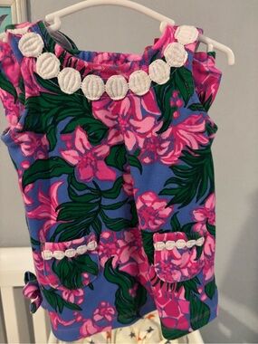 Lilly Pulitzer Pink, Blue & Green Floral Sundress